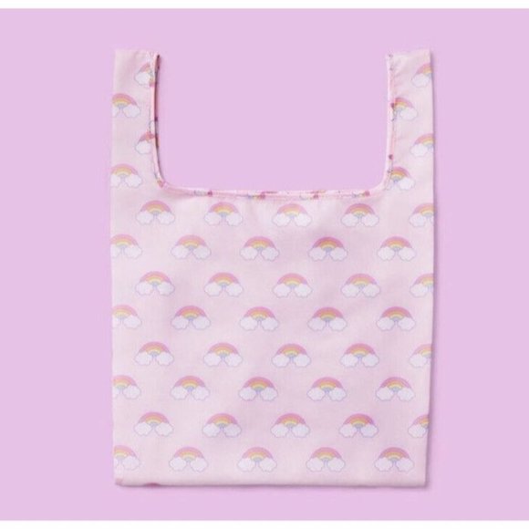 NWT Stoney Clover Ln x Target Light Pink/Mini Rainbow Fold Up Reusable Tote Bag - Picture 3 of 9
